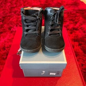 Jacadi baby girl booties.